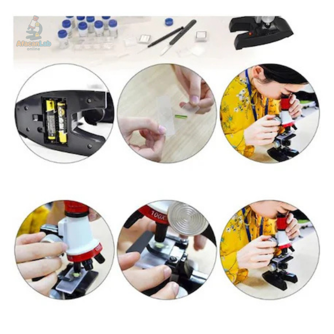 Çocuklar İçin Eğitici Mikroskop
